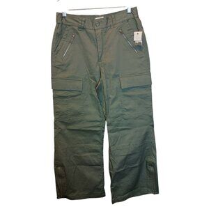 Ultra Flirt Olive Green Cargo Wide Leg Pant Women's Sz.M